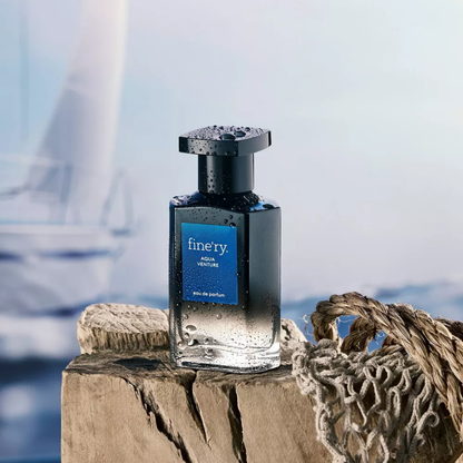 fine’ry. Men’s Travel Size Eau De Cologne – Aqua Venture (2.0 fl oz) fine'ry.
