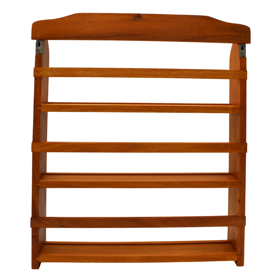 McCormick Gourment 3-Tier Solid Wood Wall Spice Rack – Brown Shelf Only McCormick