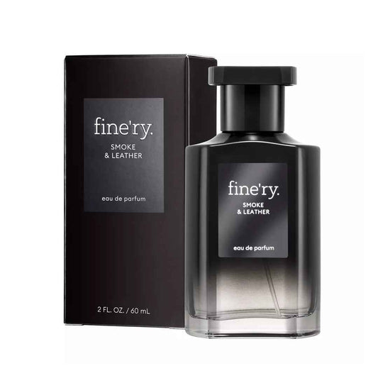 fine’ry. Men’s Travel Size Eau De Cologne – Smoke Leather (2.0 fl oz)