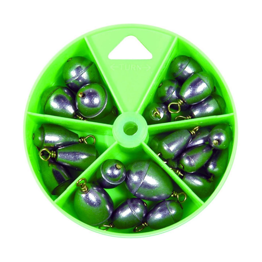 Eagle Claw Fishing NLDPCB Steel Bass Casting Weight Sinker Assortment Eagle Claw