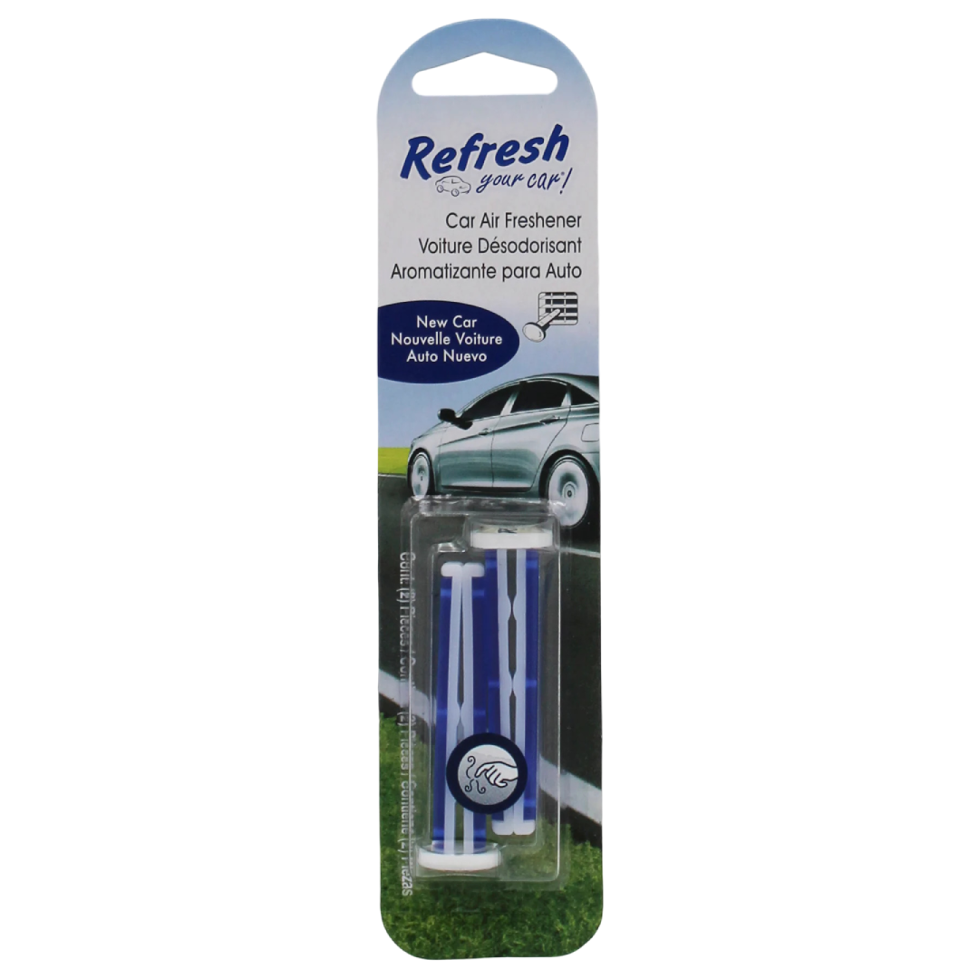 Refresh Your Car New Car Scent Car Air Freshener – 2 Ct Pack | Long-Lasting Fresh Car Smell MegoDeals