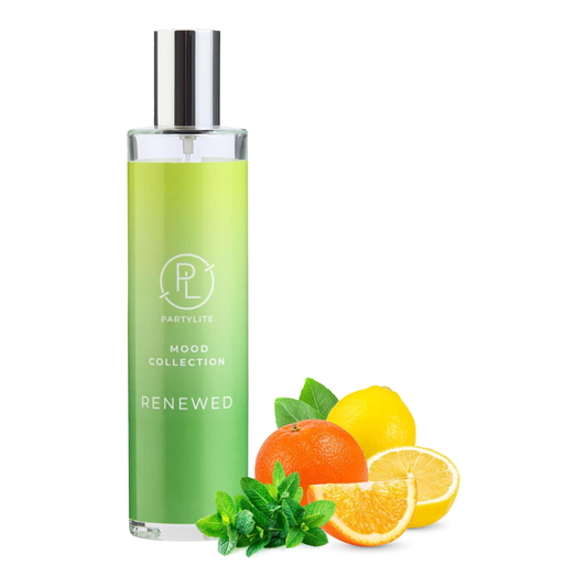 PartyLite Renewed Scented Room Spray – 100mL | Fresh & Clean Mood Collection, Citrus & Pine PartyLite