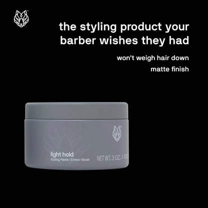 Black Wolf Hair Styling Paste for Fine Hair – Low Hold Black wolf