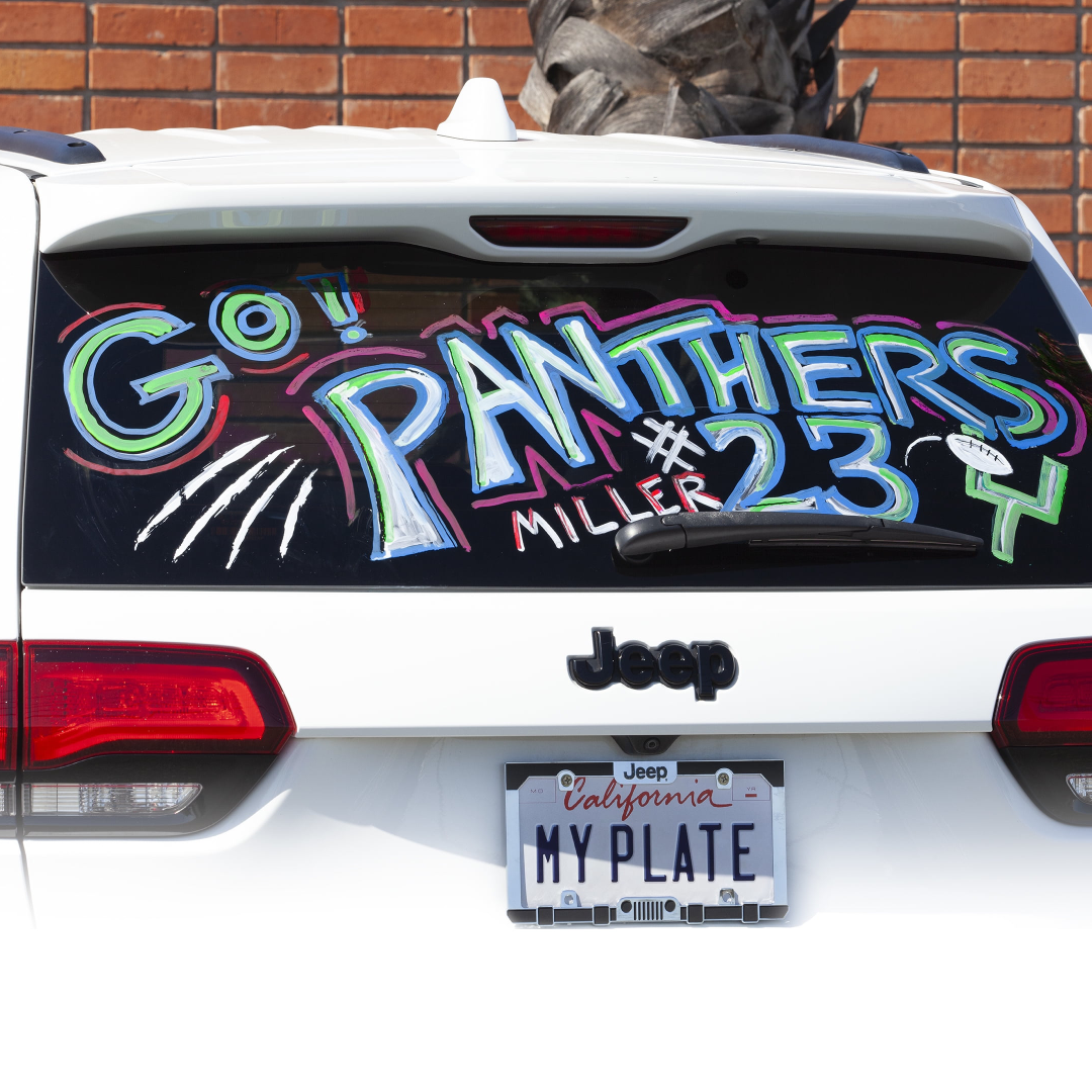 Auto Drive Automotive Window Marker – White | Removable Glass Marker Auto Drive