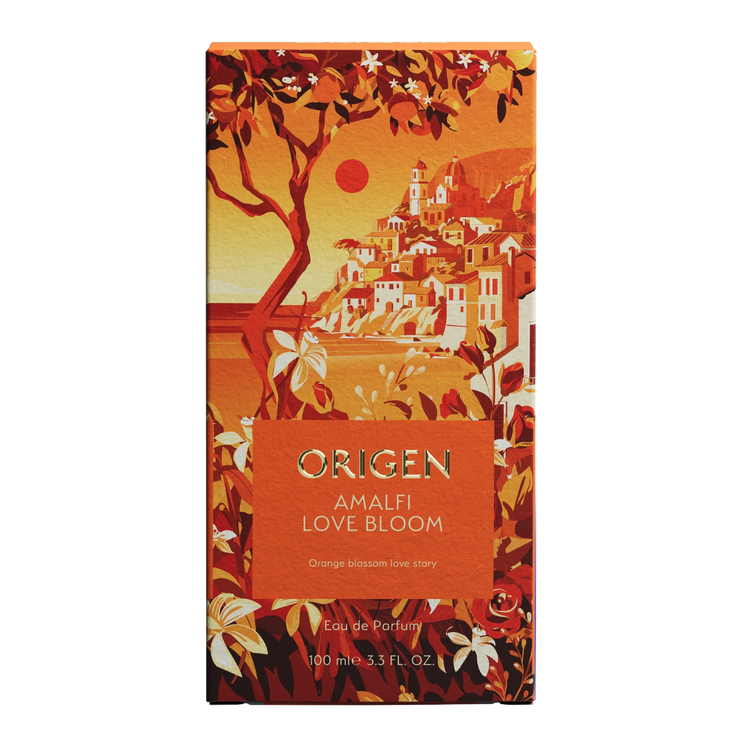 Origen Amalfi Love Bloom Eau de Parfum – Cozy Floral Fruity Fragrance for Women, 3.3 fl oz Origen