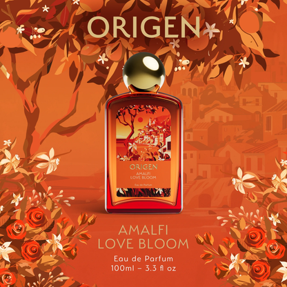 Origen Amalfi Love Bloom Eau de Parfum – Cozy Floral Fruity Fragrance for Women, 3.3 fl oz Origen