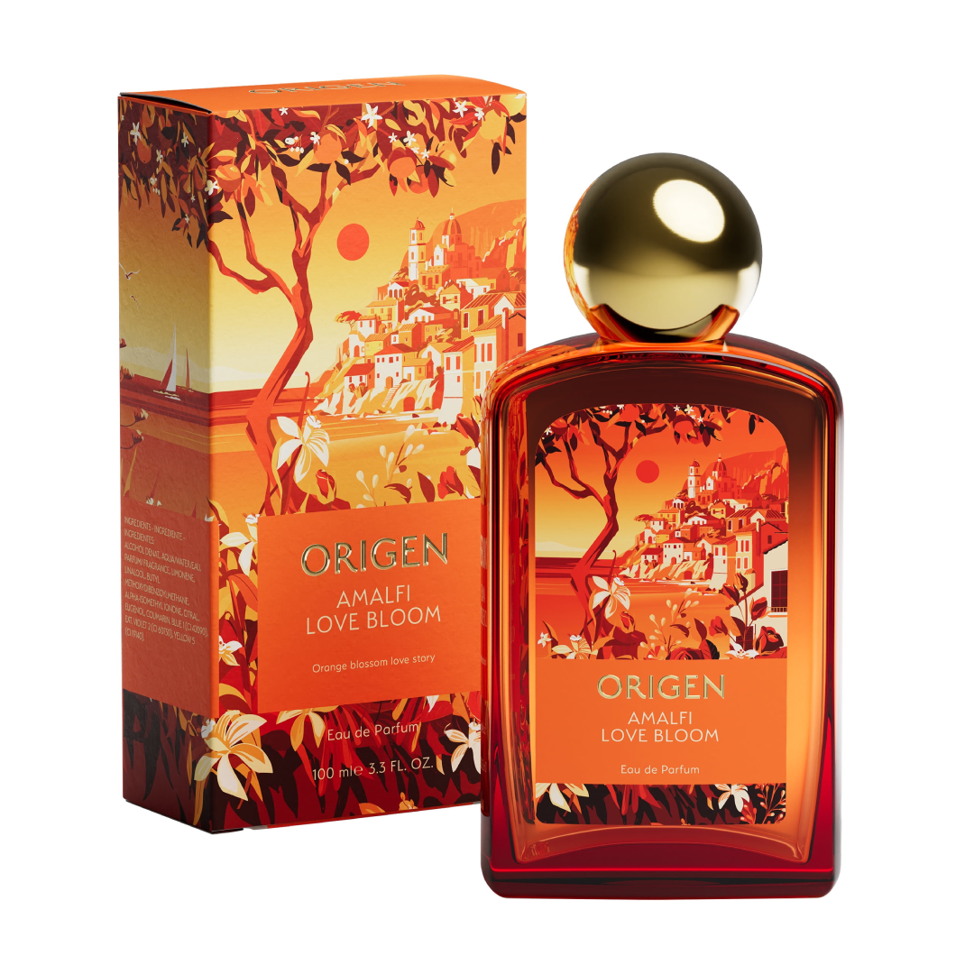 Origen Amalfi Love Bloom Eau de Parfum – Cozy Floral Fruity Fragrance for Women, 3.3 fl oz Origen