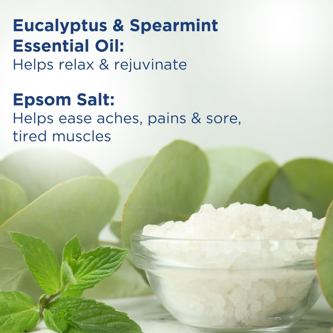 Equate Epsom Salt Bath Soak – Eucalyptus & Spearmint, 3 lb | Relaxing Foot & Body Soak Equate