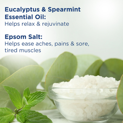 Equate Epsom Salt Bath Soak – Eucalyptus & Spearmint, 3 lb | Relaxing Foot & Body Soak Equate