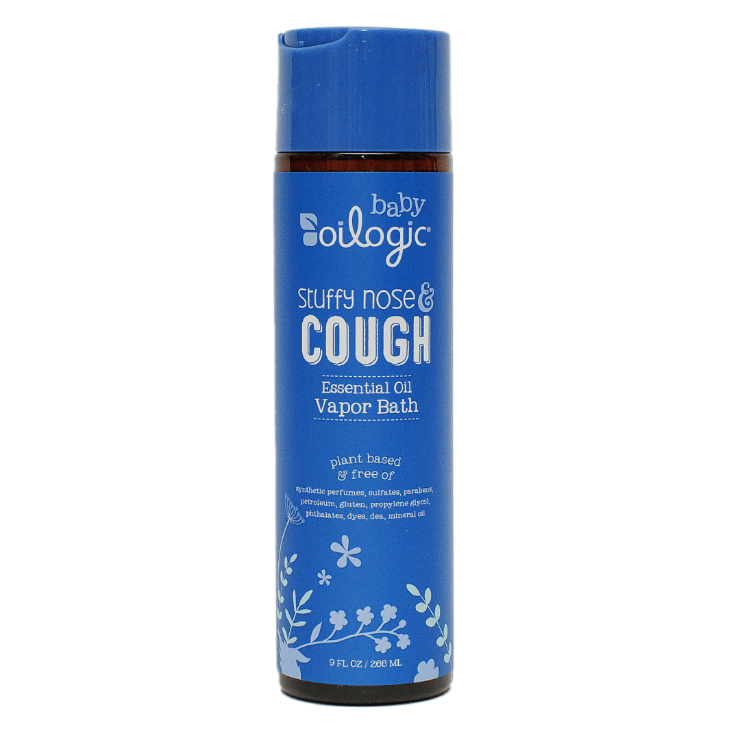 Oilogic Stuffy Nose & Cough – Essential Oil Vapor Bath for Baby, 9 oz Oilogic