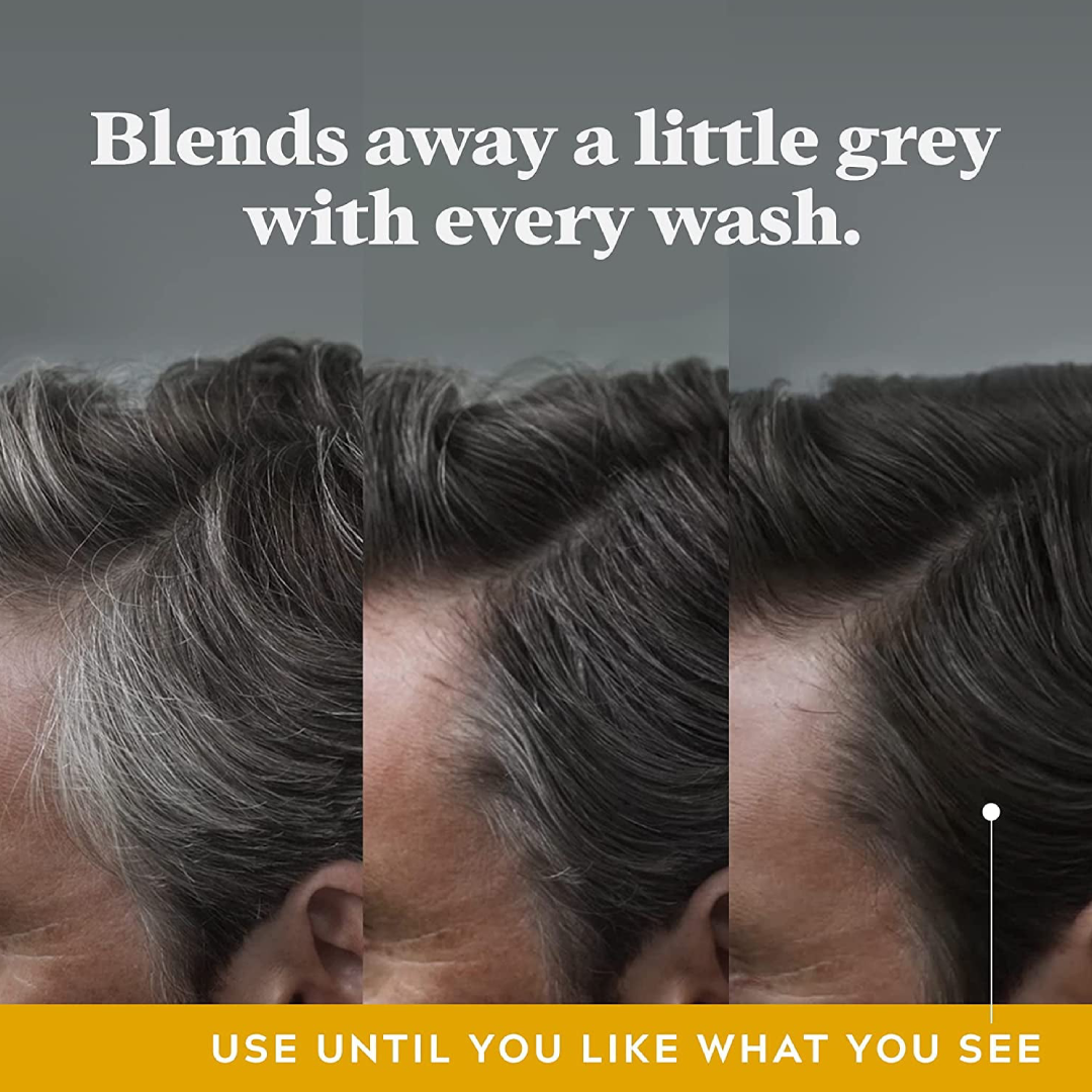 Just For Men Control GX Grey Reducing Shampoo | Gradual Hair Color with Keratin – 4 fl oz Just For Men