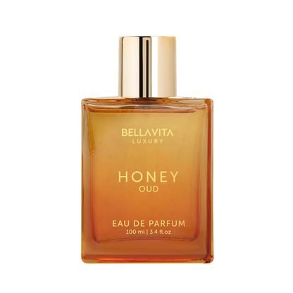 BellaVita Luxury Honey Oud Eau de Parfum | Unisex Long-Lasting Fragrance – 3.4 fl. oz. | Clean, Vegan & Cruelty-Free BellaVita