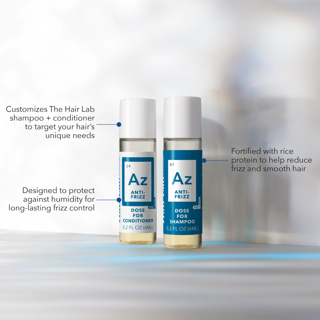 The Hair Lab Anti-Frizz Shampoo & Conditioner Dose Set | Rice Protein Smoothing Care – 2 x 0.2 oz The Hair Lab