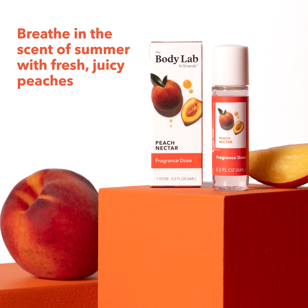 The Body Lab Fragrance Dose Peach Nectar 0.2 fl. oz | Travel-Friendly Premium Scent The Body Lab