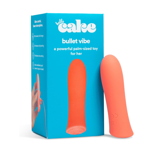 Hello Cake Bullet Vibe Vibrator – Rechargeable Massager for Women Hello Cake