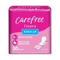 Carefree Panty Liners, Regular – 20 Count for Everyday Freshness & Comfort Carefree