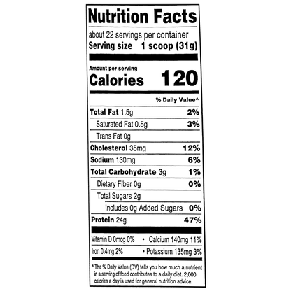 Equate Whey Protein Powder, Smooth Vanilla – 24 oz Equate