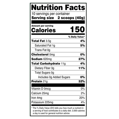 Equate Plant-Based Protein Powder, Rich Chocolate 14.1 oz Equate