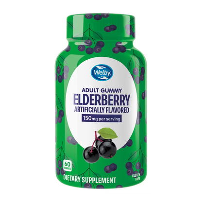 Welby Elderberry Gummies, Immune Support – 60 Count Welby