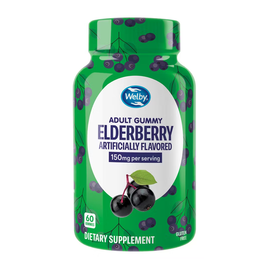 Welby Elderberry Gummies, Immune Support – 60 Count Welby
