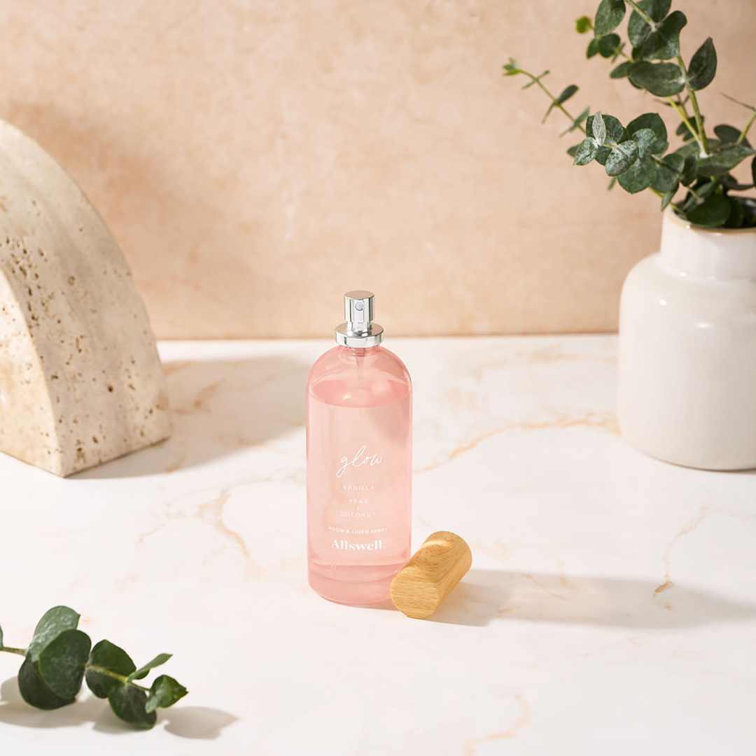 Allswell Glow Vanilla Pear Coconut Room & Linen Spray - 3.4 fl oz Allswell