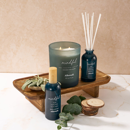 Allswell Mindful Sage Eucalyptus Cedar Room & Linen Spray - 3.4 fl oz Allswell