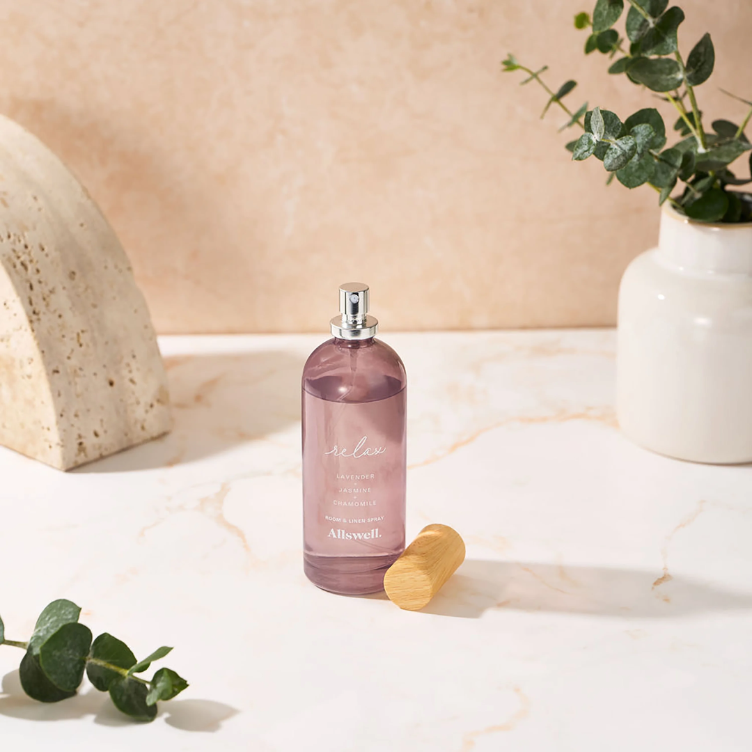 Allswell Relax Lavender Jasmine Chamomile Room & Linen Spray - 3.4 fl oz Allswell