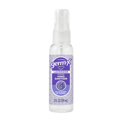 Germ-X Hand Sanitizer Spray Lavender, Plant-Based - 2 fl oz Germ X