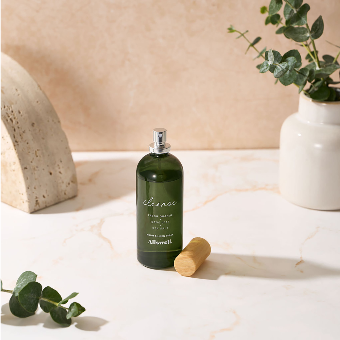 Allswell Cleanse Room & Linen Spray – Orange, Sage & Sea Salt - 3.4 fl oz Allswell