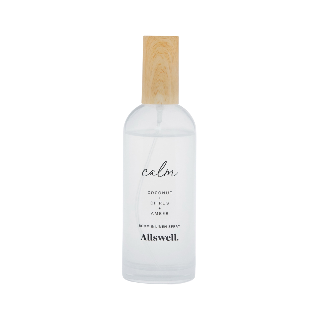 Allswell Calm Room & Linen Spray – Coconut, Citrus & Amber - 3.4 fl oz Allswell