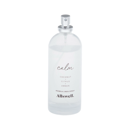 Allswell Calm Room & Linen Spray – Coconut, Citrus & Amber - 3.4 fl oz Allswell