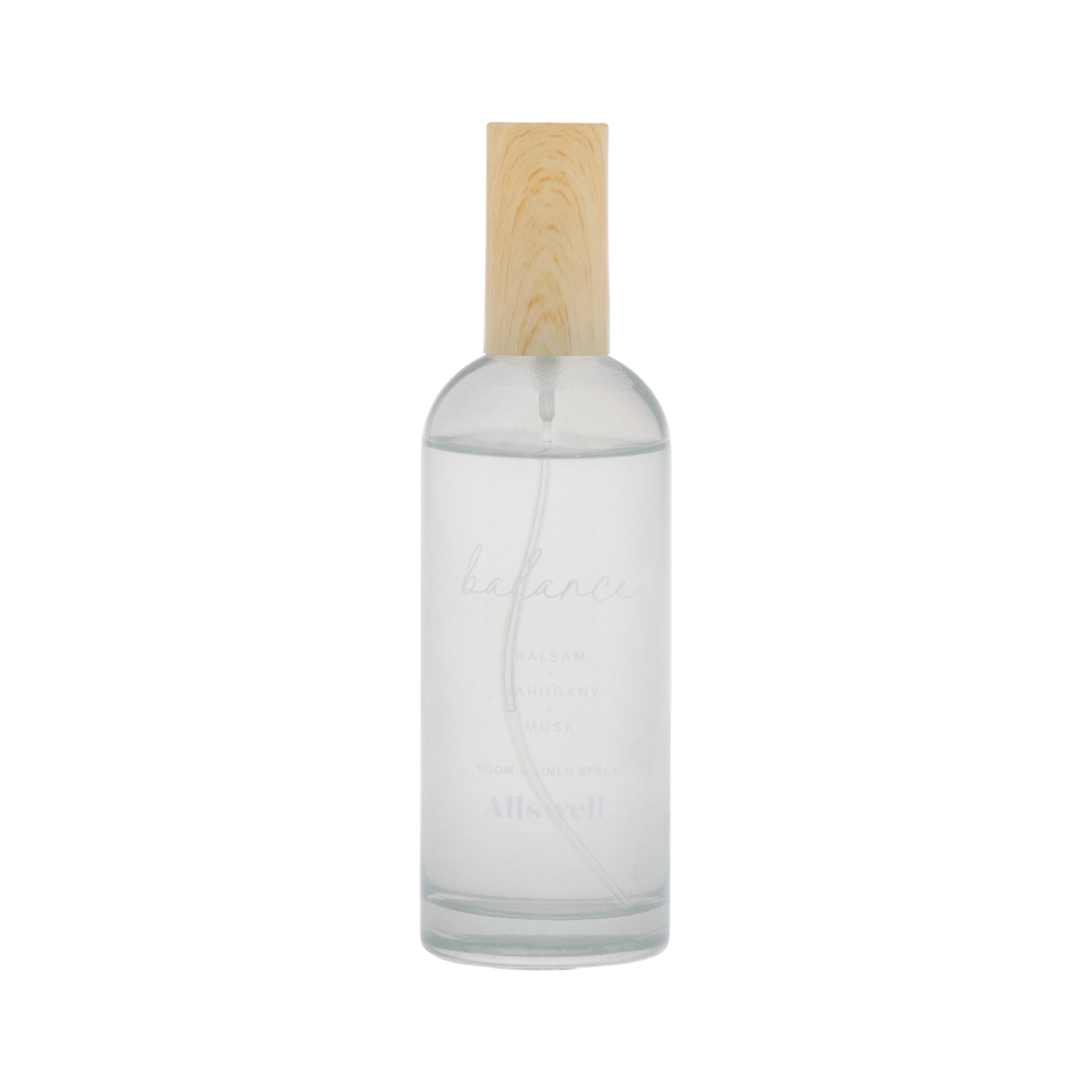 Allswell Balance Room & Linen Spray – Balsam, Mahogany & Musk - 3.4 Fl Oz Allswell