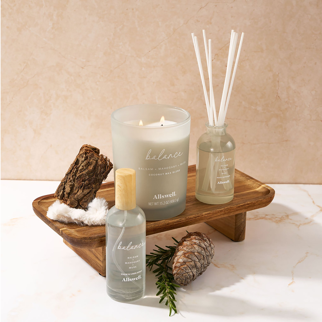 Allswell Balance Room & Linen Spray – Balsam, Mahogany & Musk - 3.4 Fl Oz Allswell