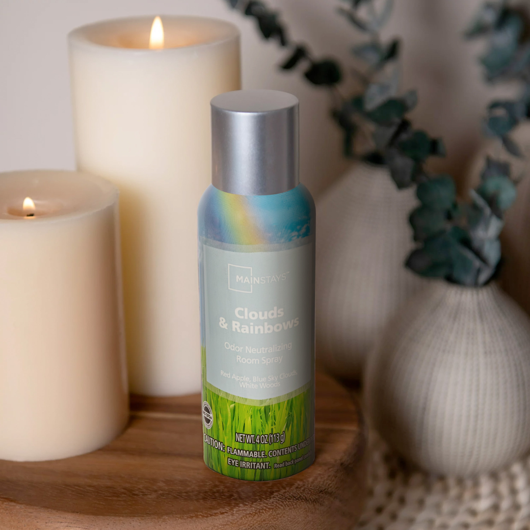 Mainstays Odor Neutralizing Room Spray – Clouds & Rainbows 4 oz Mainstays
