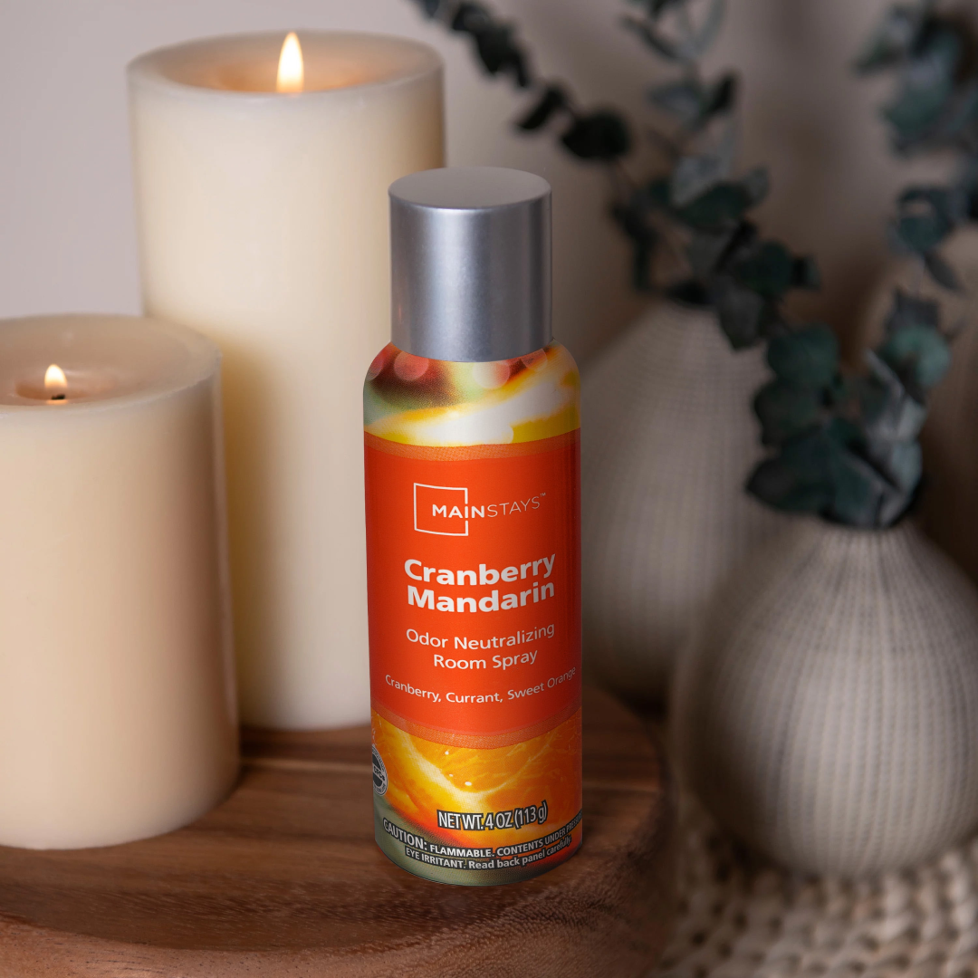 Mainstays Odor Neutralizing Room Spray – Cranberry Mandarin - 4 oz Mainstays