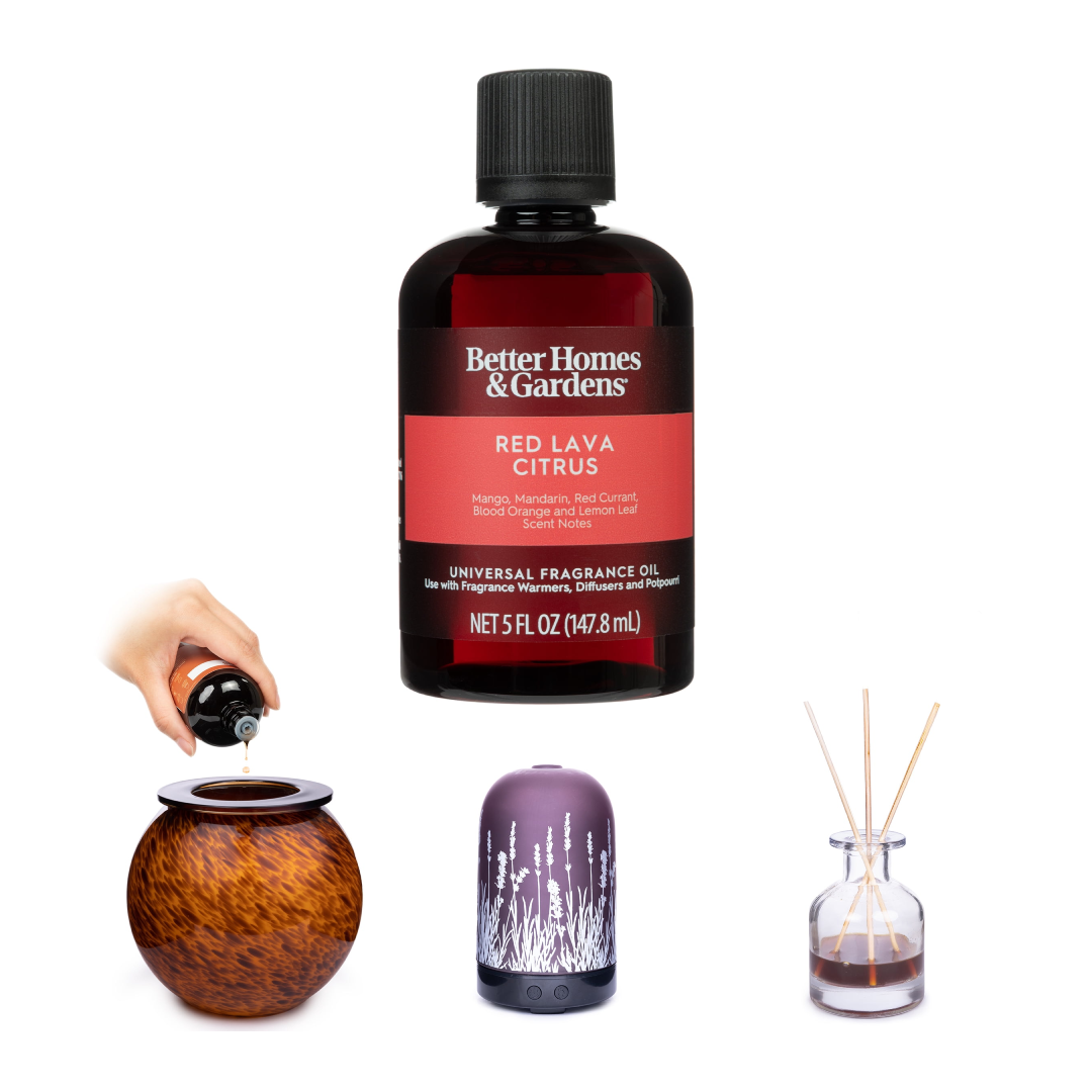 Better Homes & Gardens Universal Fragrance Oil – Red Lava & Citrus 5 fl oz Better Homes & Gardens