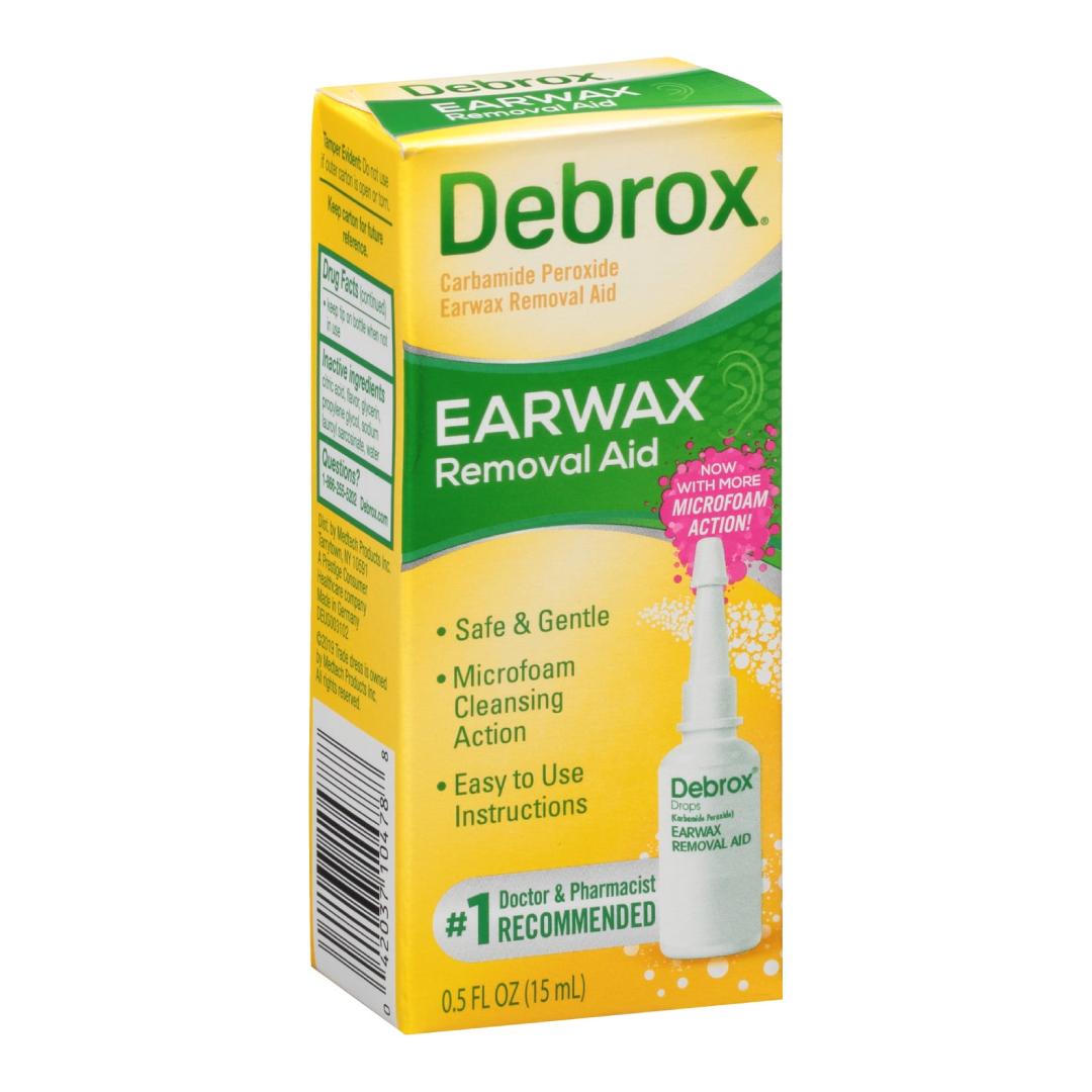 Debrox Ear Wax Removal Drops – Gentle Microfoam 0.5 fl oz Debrox