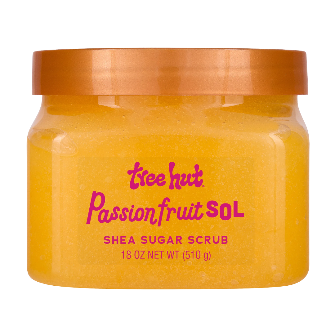 Tree Hut Passionfruit Sol Shea Butter Sugar Body Scrub – 18 oz Tree Hut