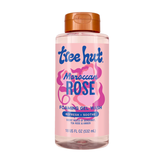 Tree Hut Moroccan Rose Foaming Gel Body Wash – 18 fl oz Tree Hut