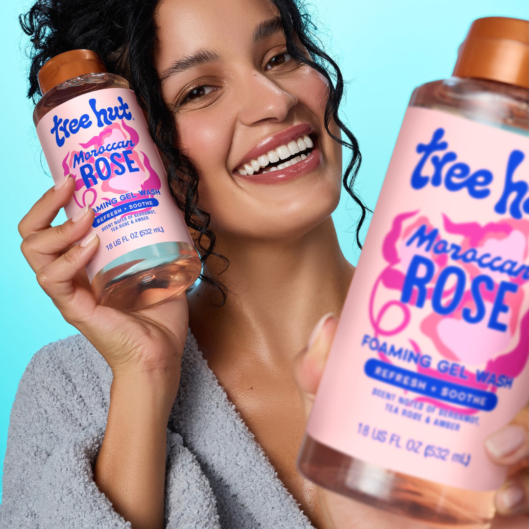Tree Hut Moroccan Rose Foaming Gel Body Wash – 18 fl oz Tree Hut