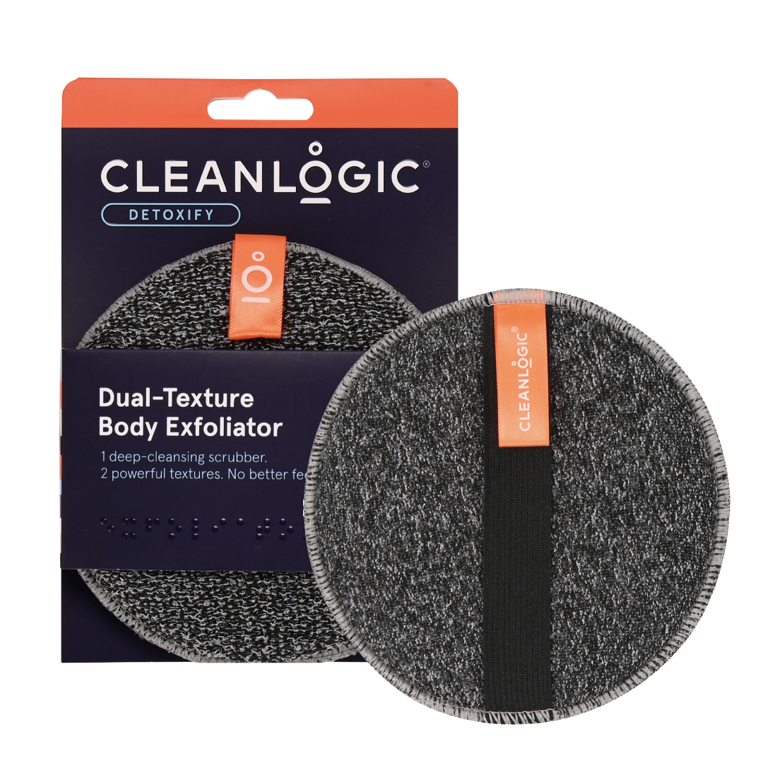 Cleanlogic Detoxify Dual-Texture Body Buffer – Full Body Exfoliator Cleanlogic