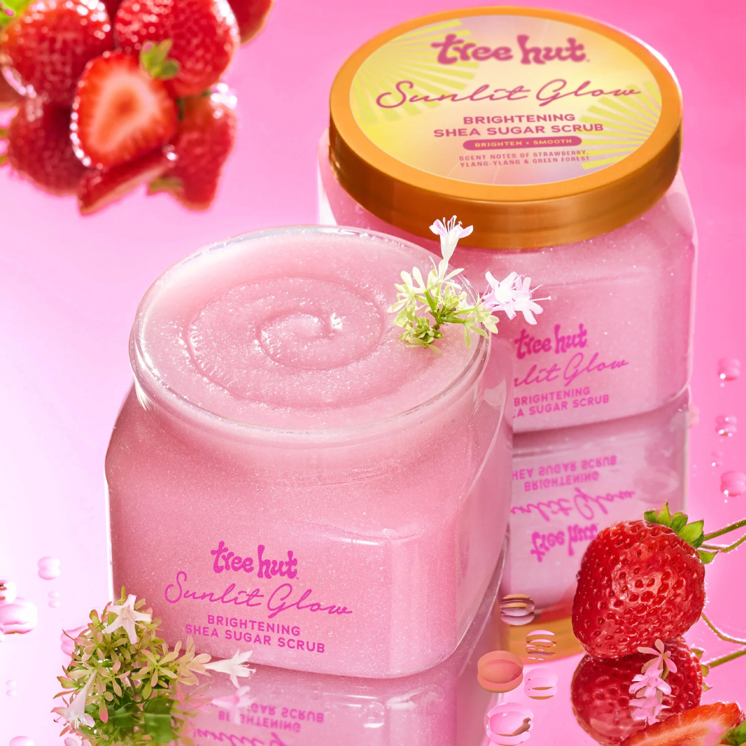 Tree Hut Sunlit Glow Shea Butter Sugar Body Scrub – 18 oz Tree Hut