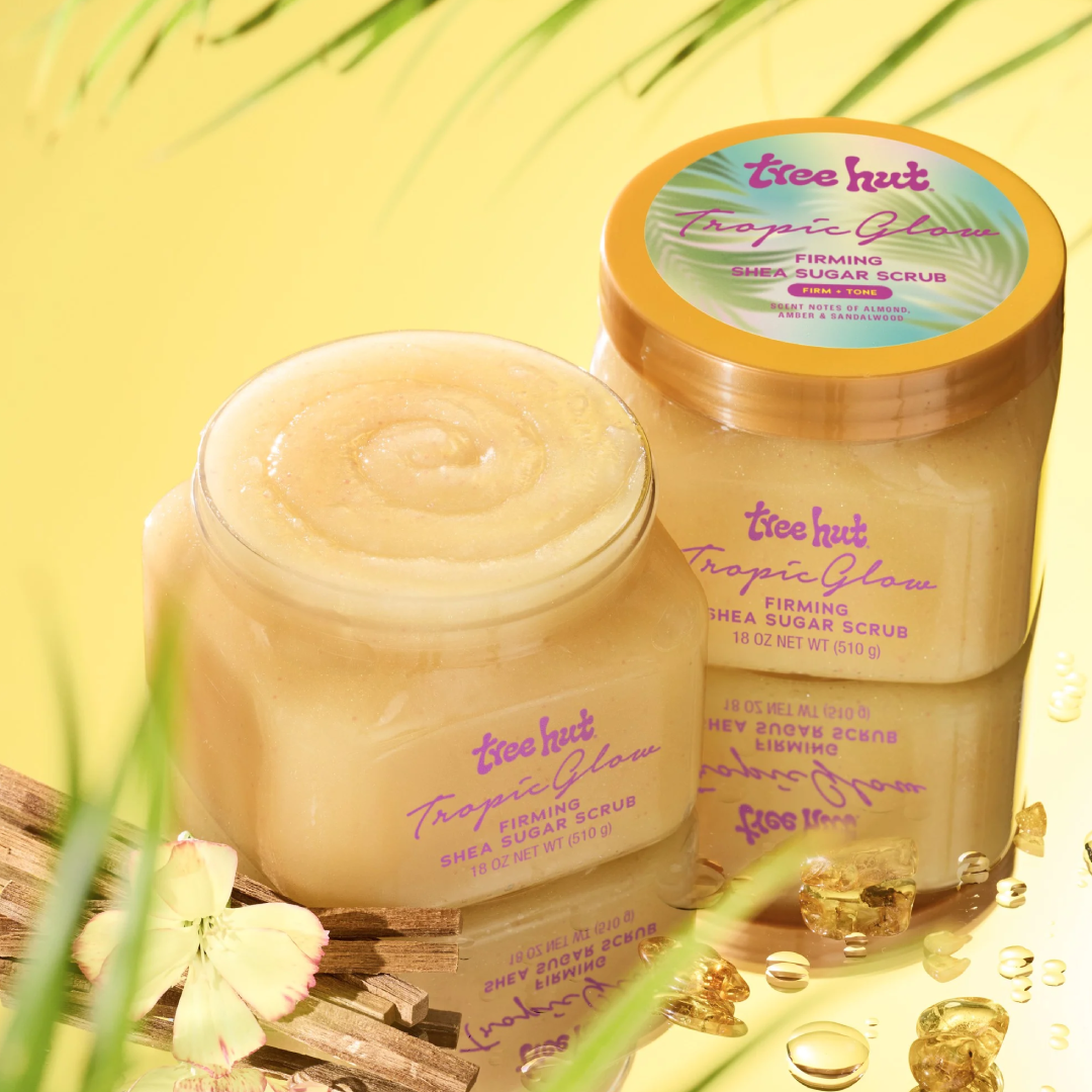 Tree Hut Tropic Glow Firming Shea Sugar Body Scrub – 18 oz Tree Hut