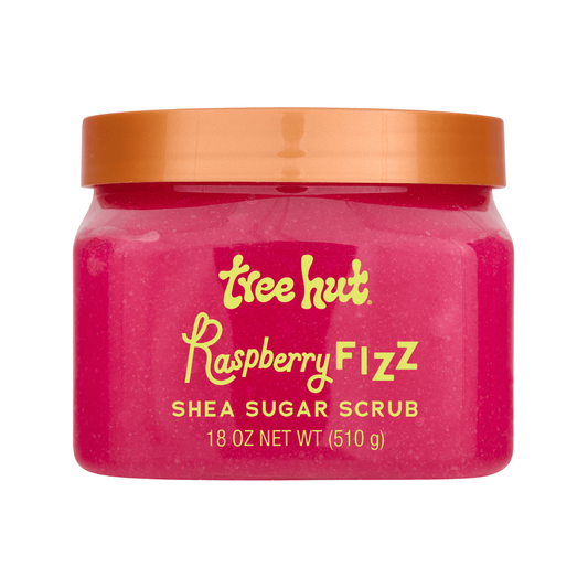 Tree Hut Raspberry Fizz Shea Butter Sugar Body Scrub – 18 oz Tree Hut