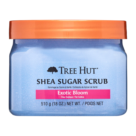 Tree Hut Exotic Bloom Shea Butter Sugar Body Scrub – 18 oz Tree Hut