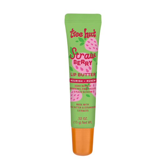 Tree Hut Strawberry Sugarlips Lip Butter with Shea Butter – 0.52 oz Tree Hut