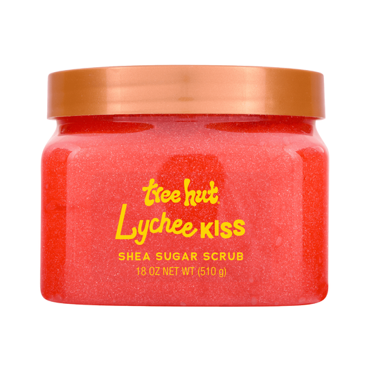 Tree Hut Lychee Kiss Shea Butter Sugar Body Scrub – 18 oz Tree Hut