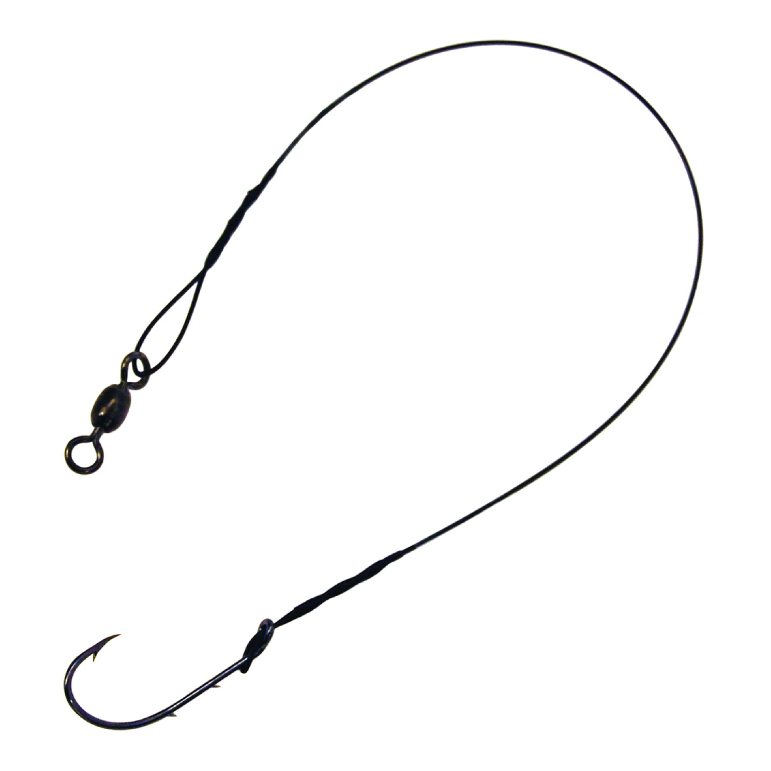 Lazer Sharp 9135H-3/0 Nylawire Premium Snelled Fishhook – Black Eagle Claw