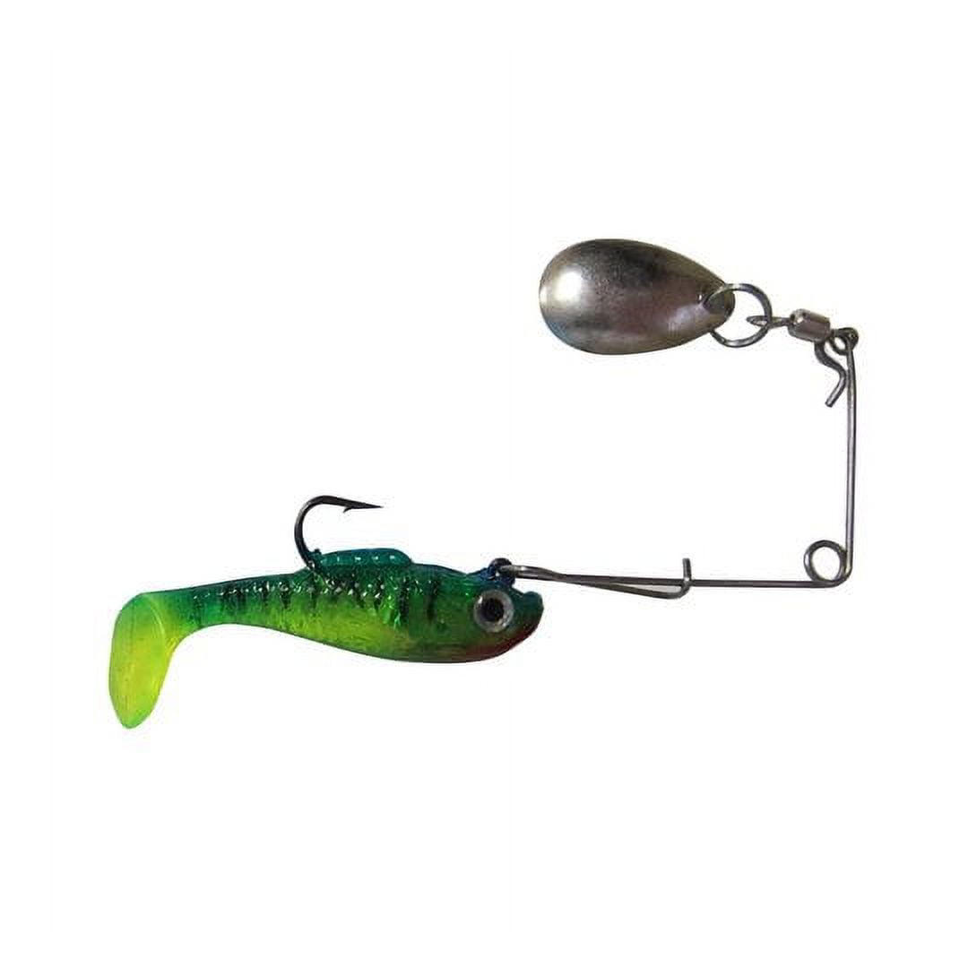 Creme 1.5" Spoiler Spin Shad Lure | Firetiger – Bass, Walleye & Pike Fishing Creme Lure