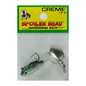 Creme 1.5" Spoiler Spin Shad Swim Bait Lure | Black Back – Bass, Walleye & Pike Fishing Creme Lure